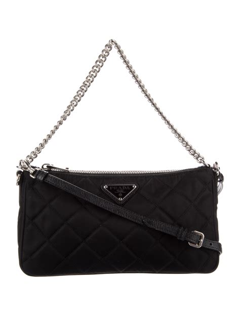 Prada Tessuto Impuntu Quilted Handle Bag 